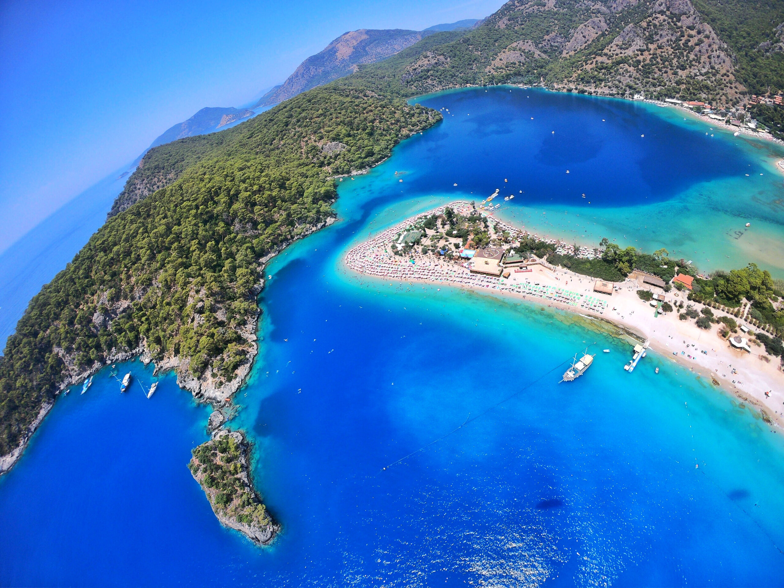 Mugla,Fethiye,Oludeniz,,Dead,Sea,Blue,Lagoon,In,Turkey.